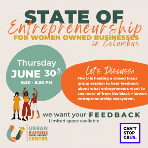 The State of Entrepreneurship: Women-owned business feedback session
