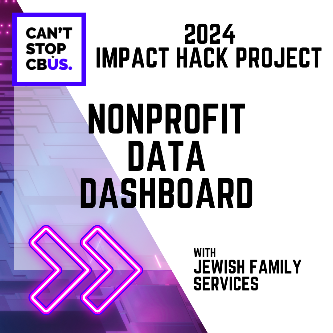 Nonprofit data dashboard with Jewish Family Services